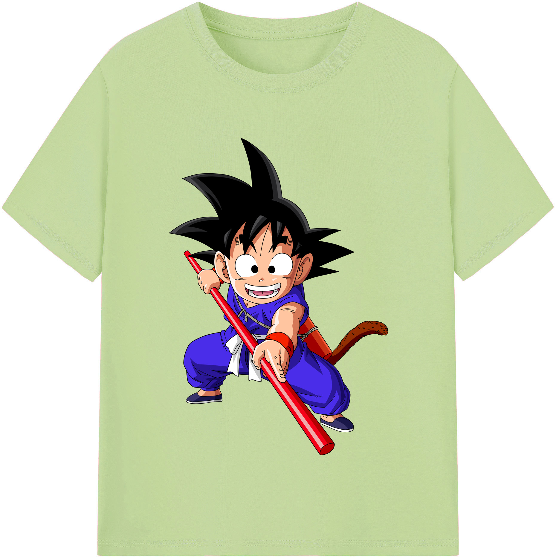 （画像用） ドラゴンボール 孫悟空（そん ごくう）Son Goku カカロット DRAGON BALL Kakarotto 綿100％半袖Tシャツ（フロントプリント）